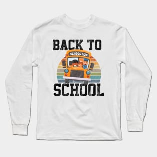 im ready for school vintage bus Long Sleeve T-Shirt